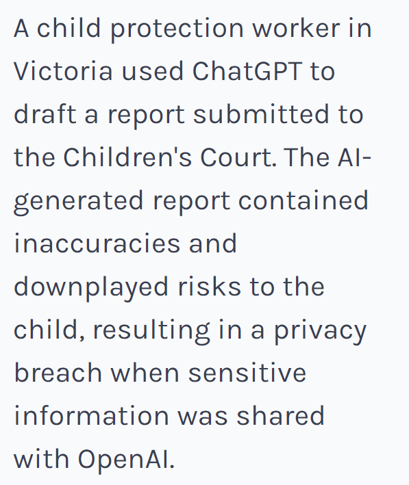 Leaking data and failing children